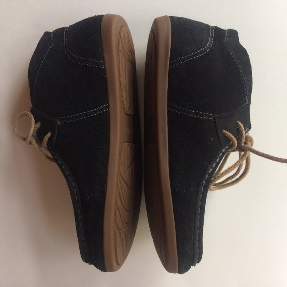 Olukai Poko Boots Womens 6 Black Ankle Chukka Suede Leather - Picture 3 of 8